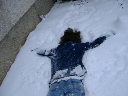 la neige!